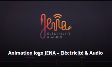 Animation logo JENA Électricité & AUDIO